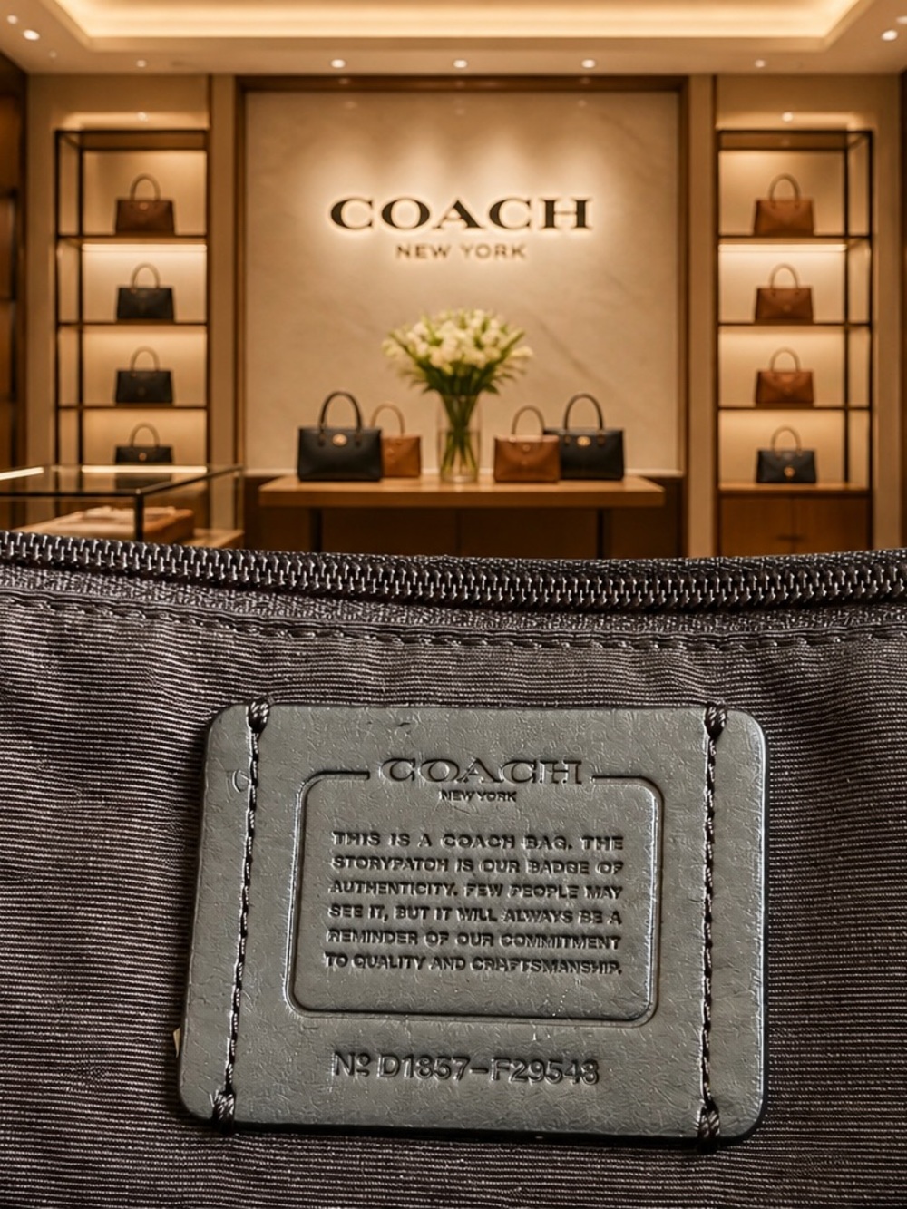 Coach Black Signature Canvas and Leather Hobo Shoulder Bag - Picture 7 of 15